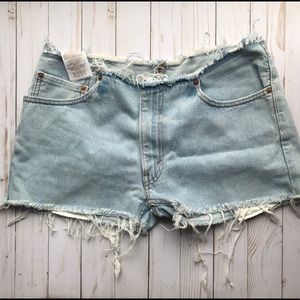Levi’s 505 Distressed Custom Shorts